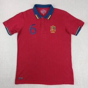 Quest Spain España Small Mens Polo Shirt Rugby 19x25